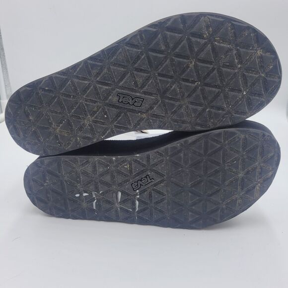 Teva Universal Flatform Sandals Women's Size 9 Black White Outdoor Beach Boho - Picture 7 of 9